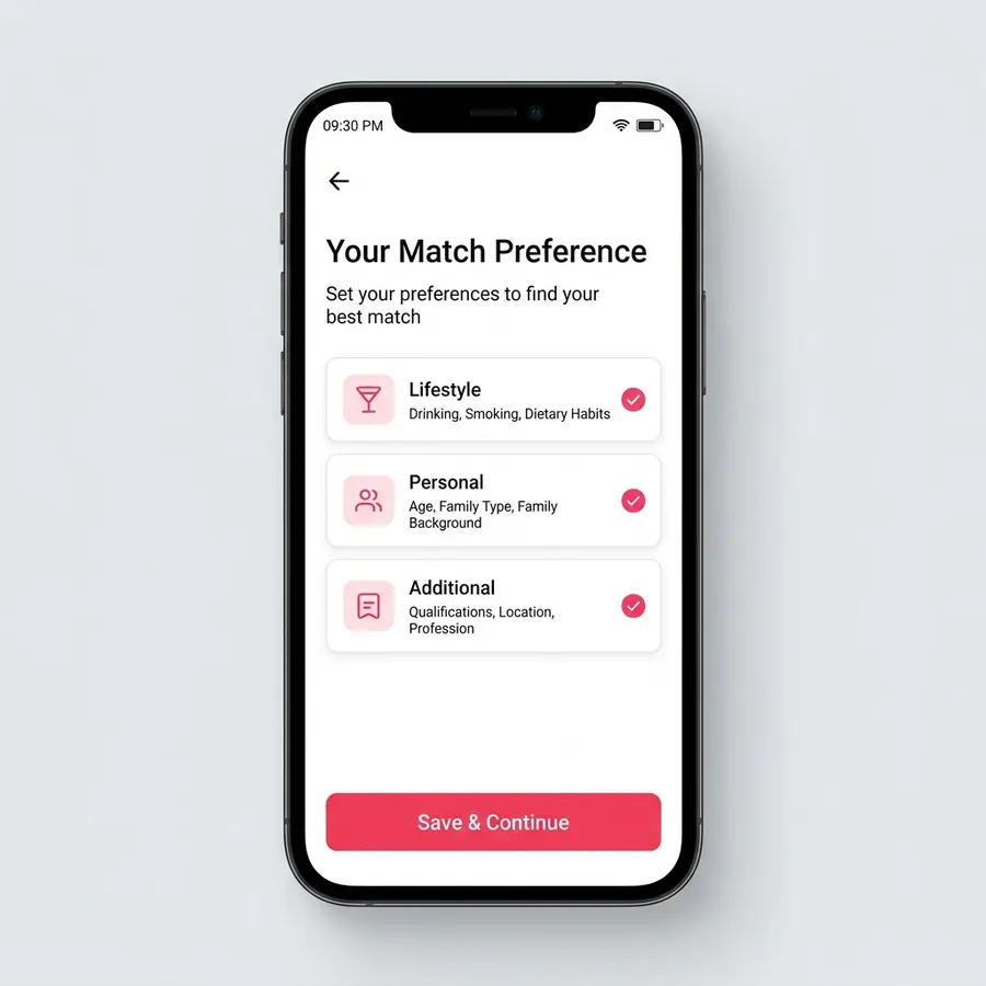 Add your Preferences